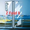 Подходит для Samsung Z Fold 8 Прозрачный Ударопрочный Защитный Чехол, Гальванизированный Корпус и Пленка Интегрированный Чехол для Телефона для Z F