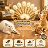 Игрушки для кошек для дома, Интерактивная игрушка для кошек Qtip, Кролик, Плюшевый пищащий кролик, Когтеточка, Игрушки для грызения для котят, Прочные, устойчивые к укусам