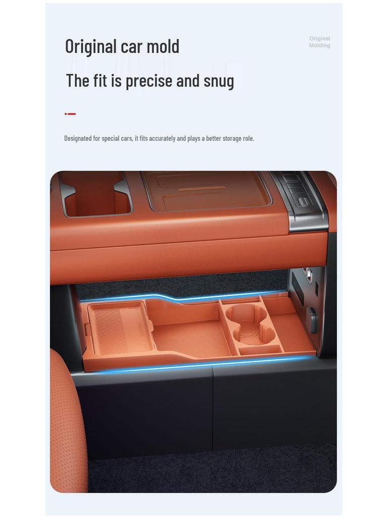 Совместимо с силиконовым контейнером/органайзером/футляром для очков под Formula Leopard Titanium 7 (Модель 25) Центральная консоль.