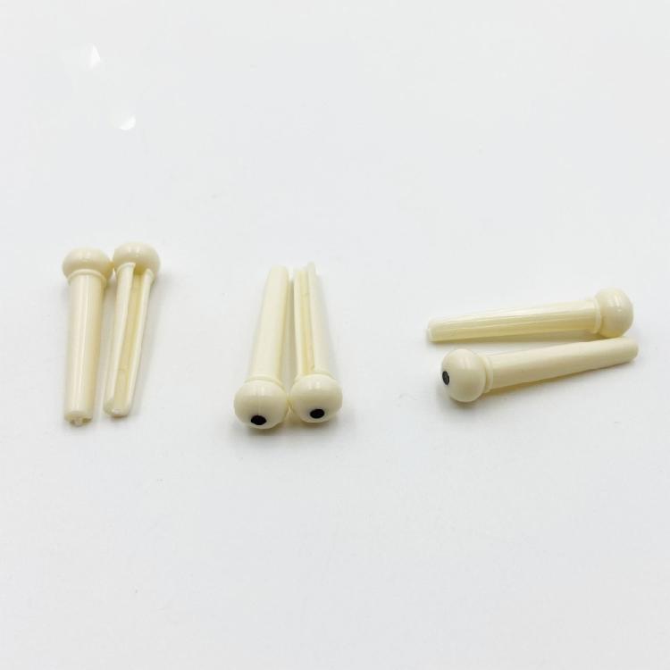High Performances ABS Bridge Pins For Folk Guitars Ukuleles Ensuring Stable Tuning And Rich Harmonics