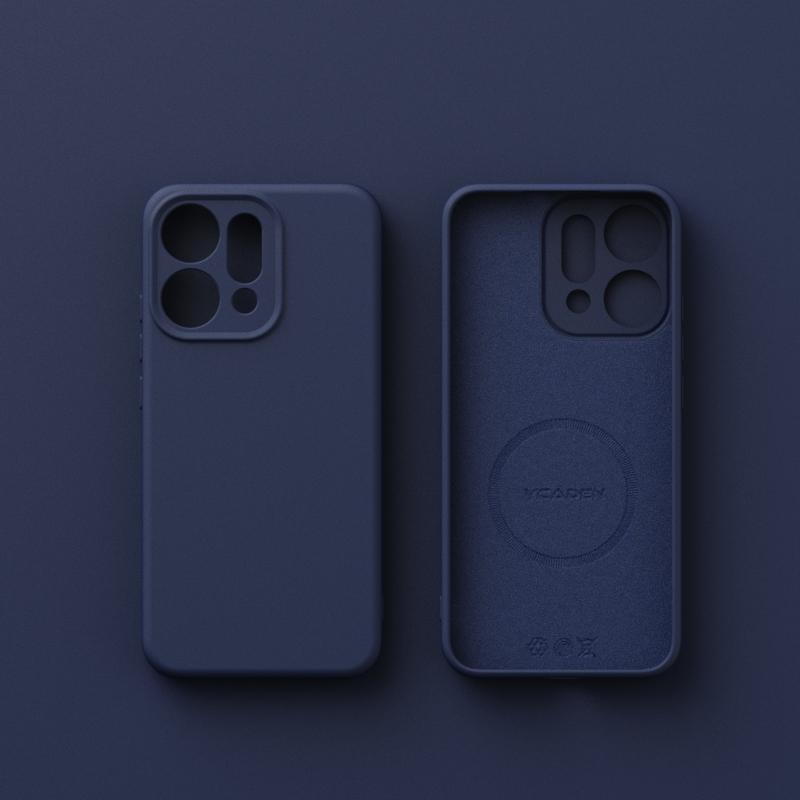 for Liquid Silicone Magnetic Case for OPPO Reno 14 Pro Magsafe Wireless Charging Soft Skin Smooth Cover Bumper Funda