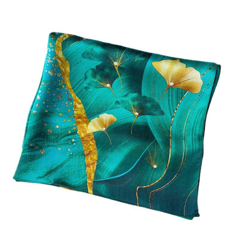 Hangzhou Silk Scarf Women 100% Mulberry Shawl Gift Mom Elderly
