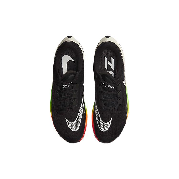 Nike Кроссовки Air Zoom Rival Fly 3 Black Total Orange Unisex Sail White CT2405-011