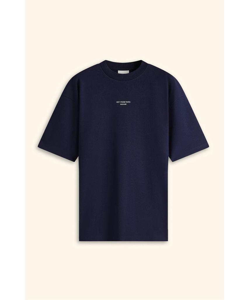DROLE DE MONSIEUR Классическая футболка со слоганом Le T-Shirt Slogan Classique D0Tcs26002Nyx