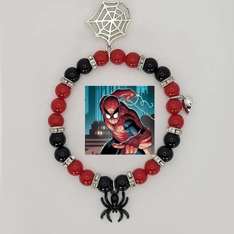 Spider Matching Friendship Bracelets for Couples Spider Charm Bracelets Magnetic Bracelets for 2 Valentine's Bracelets