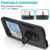 Coque de Protection - BOOLING - pour Samsung Galaxy Z Flip 7 FE - Rigide Antichoc - Noir - Support 360°
