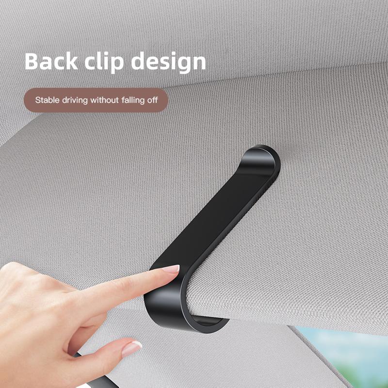 XLRNT1 Car Sunglasses Clip Sun Visor Glasses Holder Card Ticket Holder For Alfa Romeo MiTo 147 Giulia 156 159 Stelvio Giulietta Disco