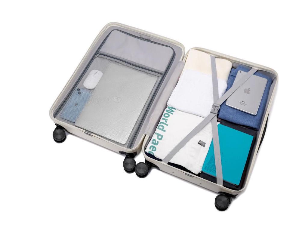 2025 Stylish Women's Student Luggage: 20-Inch Front-Opening Carry-On & 24-Inch Password Suitcase