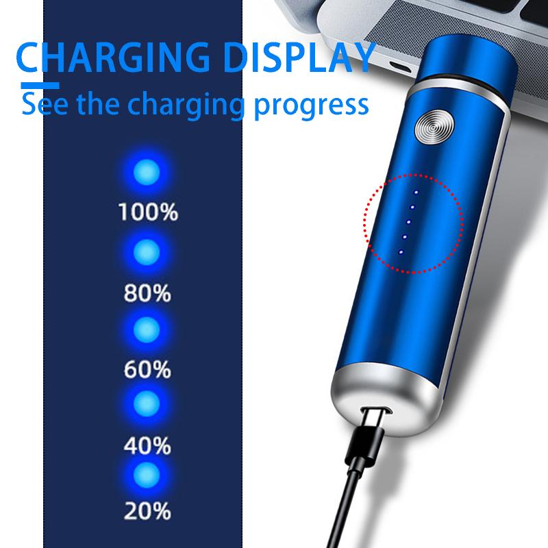 Мини-электробритва, мужская портативная электробритва, бритва с зарядкой через USB, мужская бритва для лица, бритва для всего тела