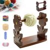 Crochet Accessories for Beginners Rotatable Wooden Yarn Rack, Easy Assembly Ball Dispenser, Fiber Art Supplies Smooth Rotation Spool Stand Embroidery