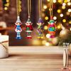 8 Pcs/Set Christmas Wooden Pendants Girl Elf Xmas Tree Hanging Oranment 2026 Noel Navidad Decorations For Home New Year Gifts