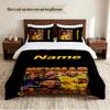 Neymar Personalized Custom Name 3‑Piece Bedding Set Soft Duvet Cover Set For Bedroom Home Decor