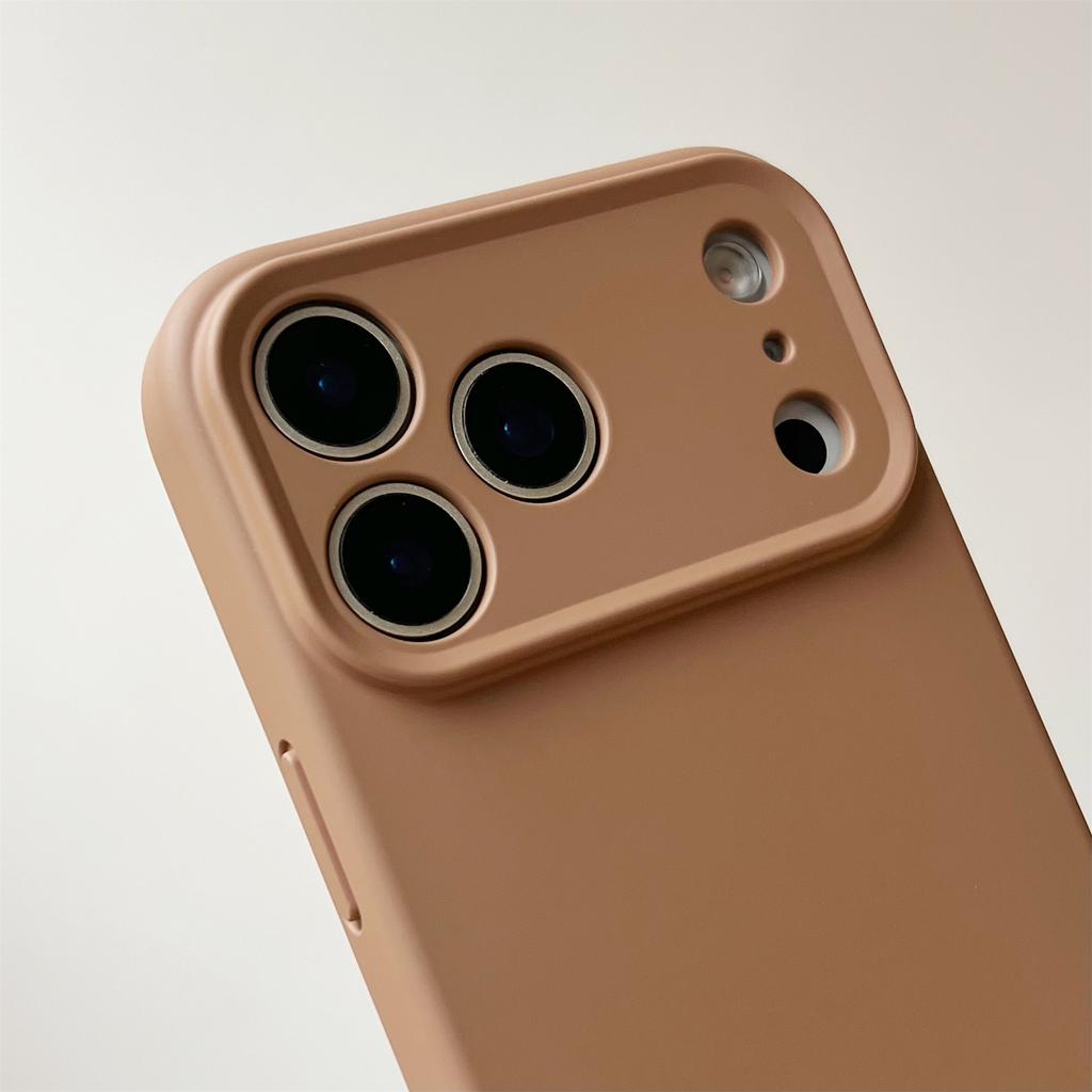 Противоударный Мягкий Простой Однотонный Чехол для Телефона Для iPhone 17 16 15 Pro Max 17 Air 16 PLus Устойчивая Защита Объектива TPU Чехол