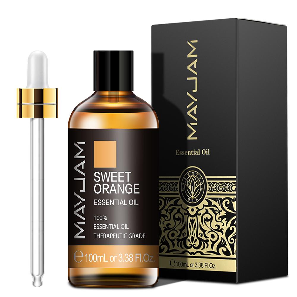 MAYJAM 100ML Lavender Eucalyptus Cinnamon Plant Essential Oil for Spa Massage Skin Care Air Purifier Humidifier Aromatherapy Rose Tea Tree Oil