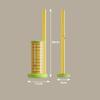Disposable Toilet Brush Kit with Removable Heads for Bathroom Germ-Free and Efficient Strain-Free Cleaning