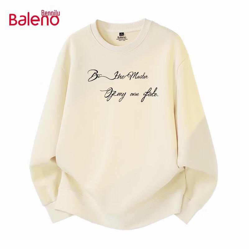 Baleno Unisex Loose Fit Crew Neck Knit Sweatshirt