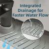 Quick Dry Silicone Splash Guard Reusable Sink Splash Mat Faucet Splash Catcher  Behind Faucet
