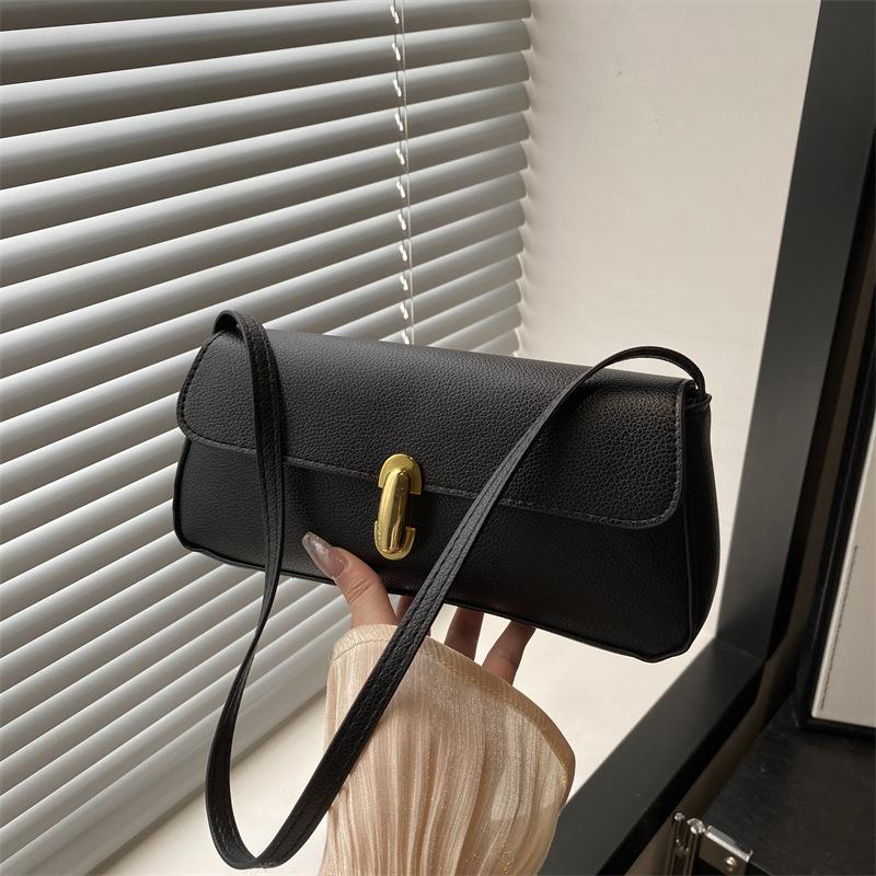 Простая вместительная сумка-кроссбоди на плечо или подмышку, новая модель начала осени, простая модная маленькая квадратная сумка