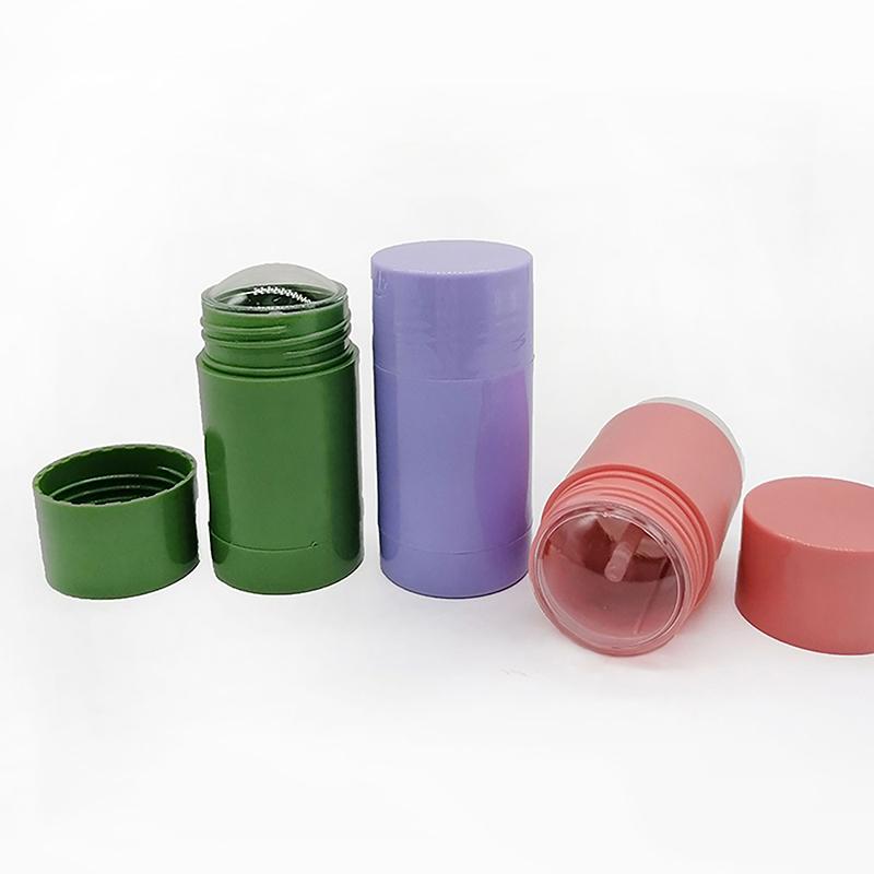 40 г пустые контейнеры для дезодоранта многоразовые пластиковые закручивающиеся бутылки для натурального дезодоранта-стика косметическая трубка