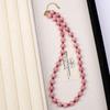 Женское дофаминовое ожерелье из бусин с родохрозитом и красным агатом из меди с золотым покрытием для моды и элегантности