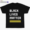 Новая футболка Black Lives Matter Черно-бело-серо-темно-синяя Размер S5XL Унисекс Футболка
