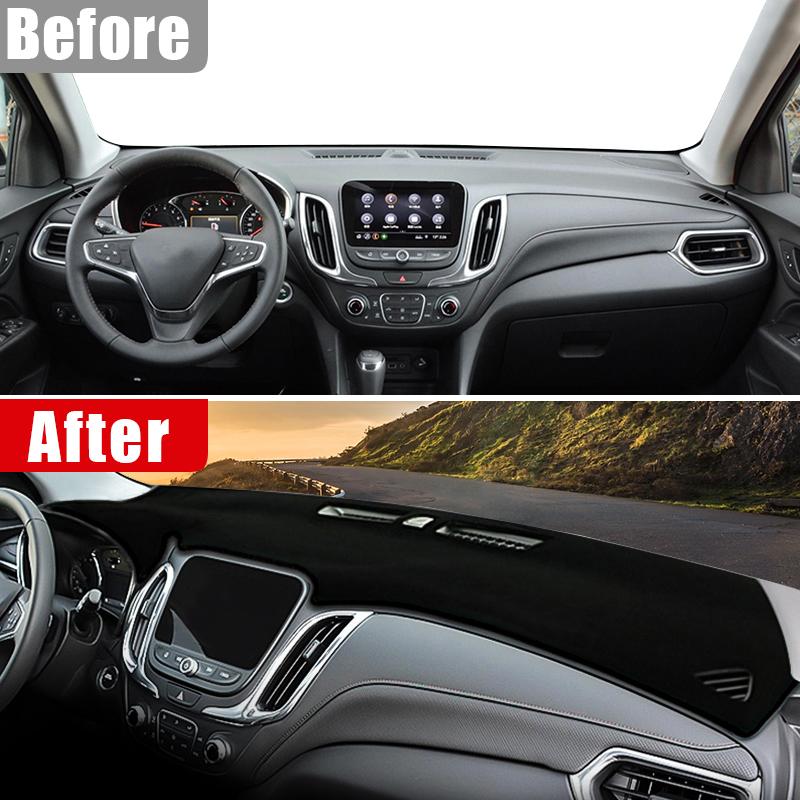 Автомобильные аксессуары для Chevrolet Equinox 2017 2018 2019 2020 2021 2022 2023 Крышка приборной панели, защитная накладка от света, коврики с защитой от ультрафиолета