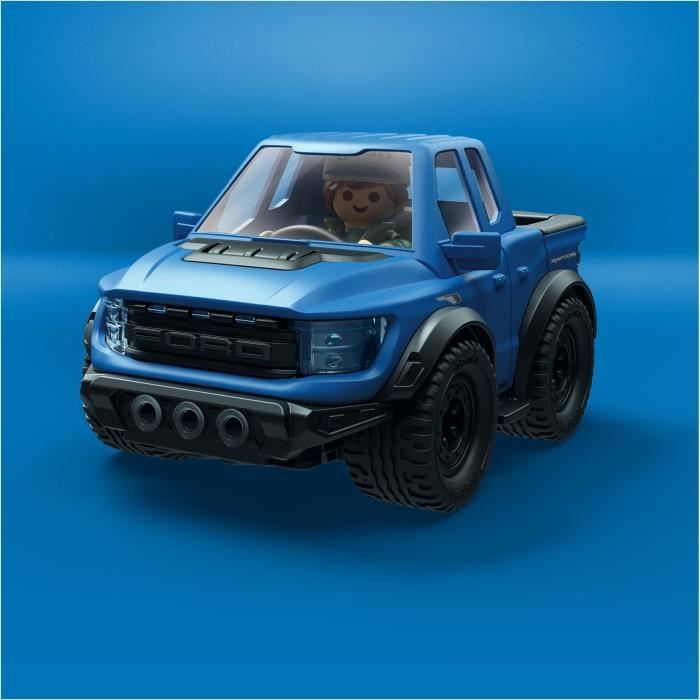 PLAYMOBIL 71858 Ford F-150 Raptor, Playmobil voiture Icon Cars, Classic Cars, 25 pièces, Kidulte, Dès 14 ans