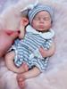 33cm Can Open Mouth Full Body Solid Silicone LouLou Reborn Girl and Boy Doll Soft Touch Handmade Reborn Corpo De Silicone