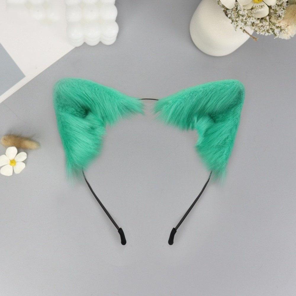 Artificial Cat Ears Headband Furry Lolita Ears Headwear Practical Hair Accessories Adults