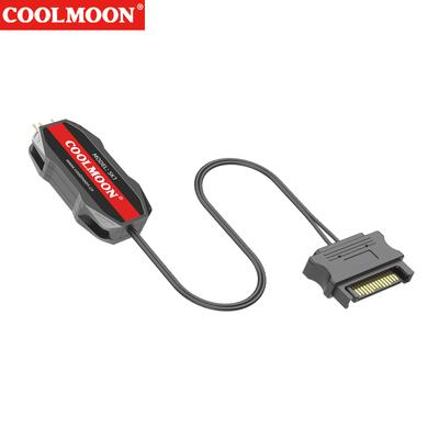 RGB Пульт дистанционного управления ARGB 5V 3PIN к SATA 1 к 4 Синхронизация Кабель-удлинитель для материнской платы для ПК Вентилятор охлаждения Световая лента