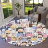 Re Zero Круглый ковер Ковер для гостиной спальни дивана игровой комнаты Декор Нескользящий коврик для пола