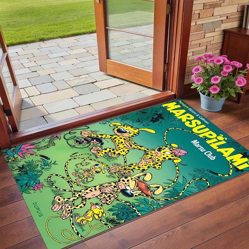 Crystal Velvet Rug Soft Non Slip Indoor Floor Mat Home DecorMarsupilami