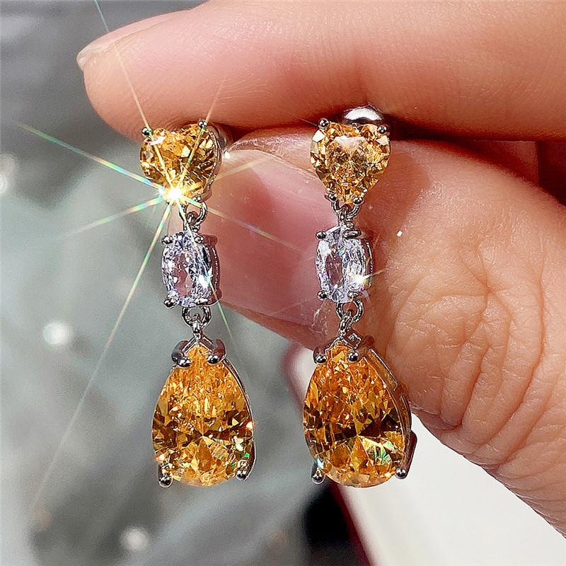 BELLA BOX Простые элегантные серьги-капли для женщин, свадебные аксессуары для любви, эстетические женские висячие серьги, необычный подарок, модные украшения