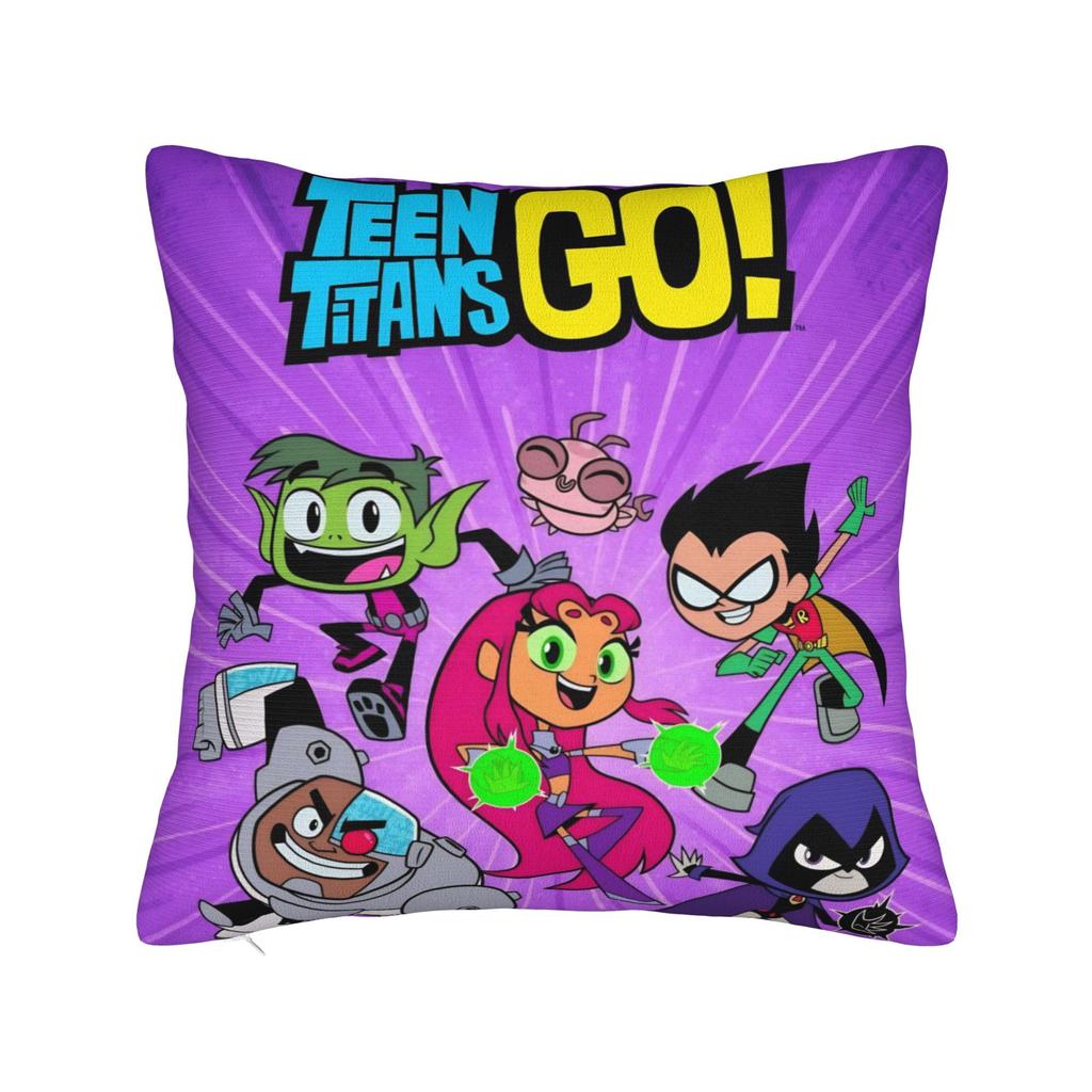 Подушки с принтом Подушки Teen Titans Go Beast Boy Постельное белье Чехол для подушки Декор Подушка для дивана Чехол Разные размеры