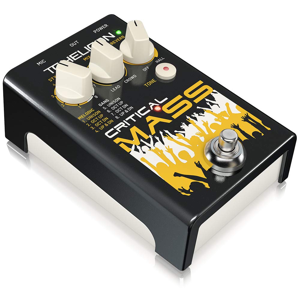 Tc Helicon Вокальный эффектор Групповой звук Студийного класса Реверберация Адаптивный тон КРИТИЧЕСКАЯ МАССА