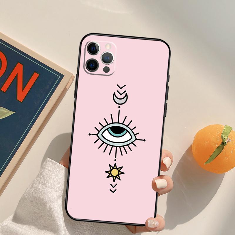 Чехол-футляр 'Сглаз Хамса' для iPhone 16 Pro Max 15 14 11 12 13 Pro Max Mini XR 16e 16 15 Plus