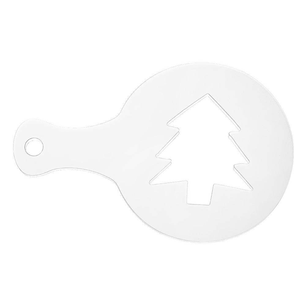 16pcs Kitchen Latte Mold Coffee Art Stencils Decorating Cappuccino Foam Tool