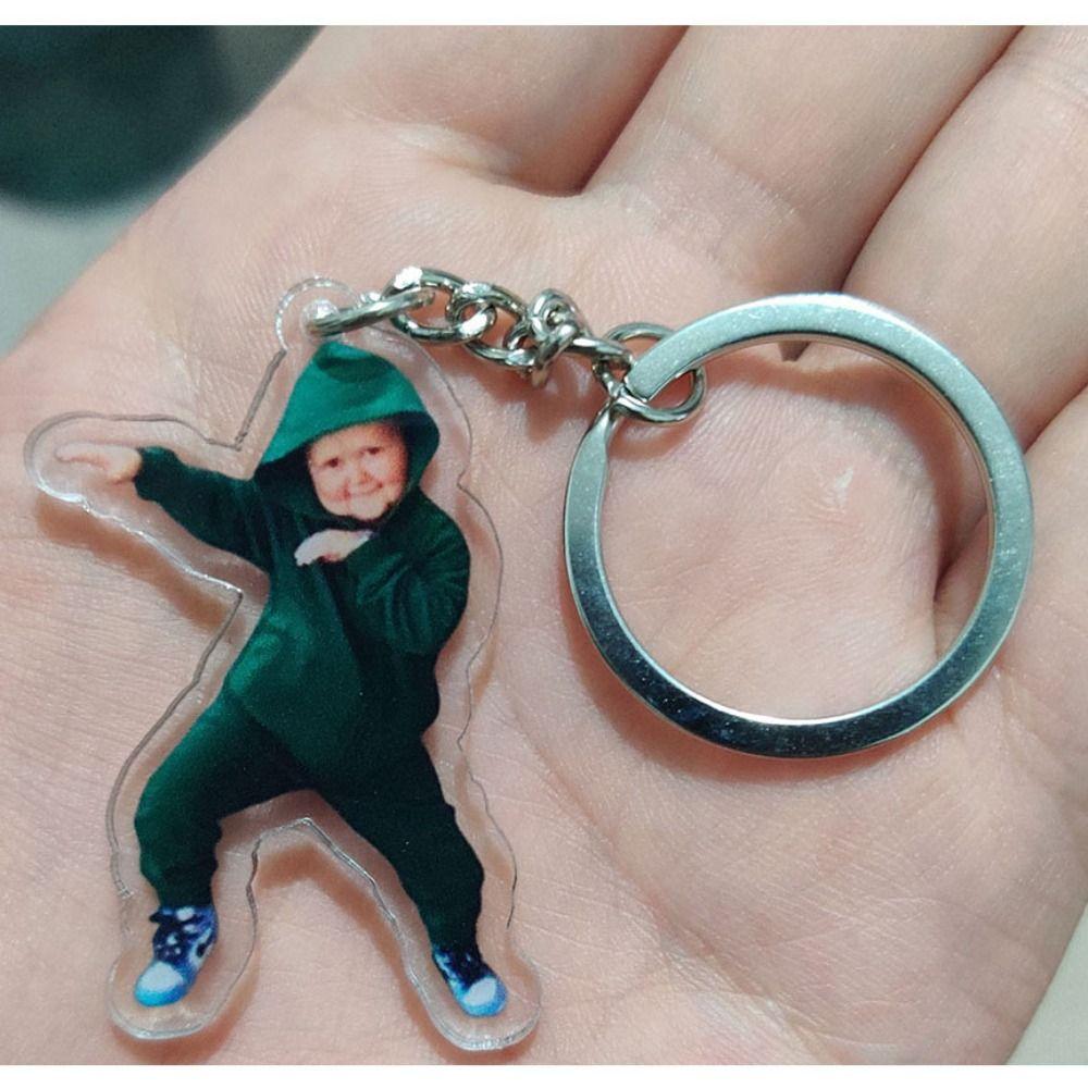 Magomedov Hasbulla Magomedov Keychain Hasbulla Meme Acrylic Keyring Bag Accessories Fans Gifts