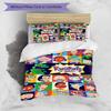 3pcs Rugrats in paris1 Design Cover Set - HD Printed Bedding with 1 Cover and 2 Pillowcases - Perfect for Home and Dorm Decor