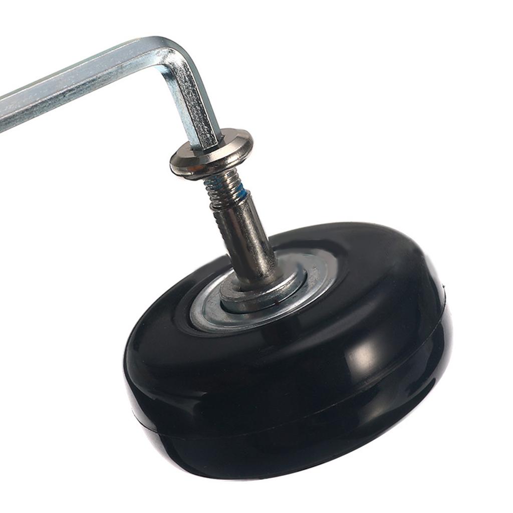 Luggage Wheels Suitcase Replacement Roller Bearing Hardware Repairing Kit Rubber Casters OD 45x18mm/70x24mm Heavy Duty