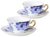 Набор пар блюдец для чашек Okura Toen Blue Rose (8011) и 6CR/8011