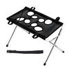 Mesh Dog Bath Bed Grooming Hammock Stand for Routine Coat Care, with Fabric Edges Holes and a Detachable Rustless Steel Frame