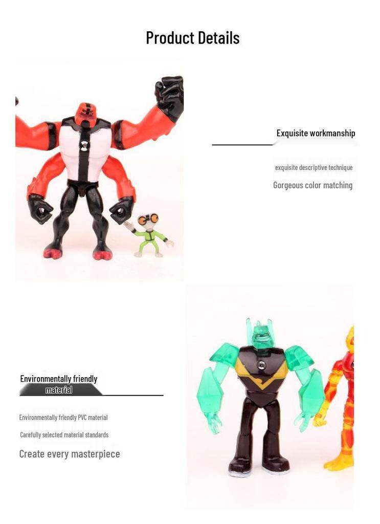 В наличии: Фигурки BEN10 и Teen Titans Защитники Земли