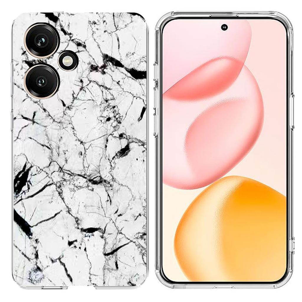 Для Honor 400 5G (Глобальный) Чехол Печать Мраморный Узор Мягкий ТПУ Чехол для Телефона