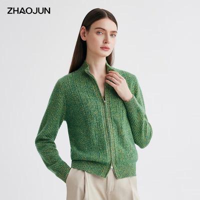 Женский кардиган Zhao Jun из 100% кашемира, крупной вязки