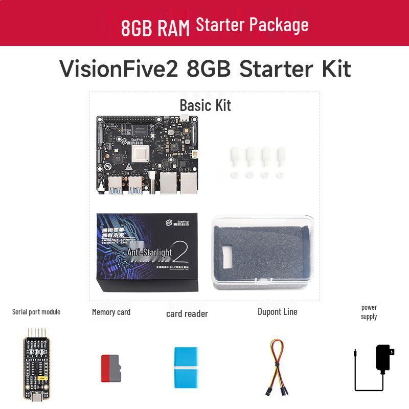 SaiFang VisionFive2 RISC-V со встроенным 3D-ускорителем под управлением Linux - Доступно несколько комплектов