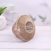 Straw Woven Lampshade Hanging Lamp Cover Rustic Lamp Shade For Hotel Restaurant