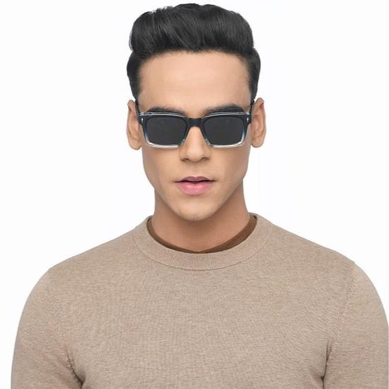 Vincent Chase от Lenskart | Полная квадратная оправа | Классика | Поляризованные и 100% защита от УФ-излучения | Для мужчин и женщин | Большие | VC S16748