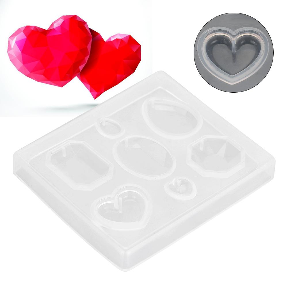 Ограненный драгоценный камень прозрачная силиконовая форма для ювелирных изделий для самостоятельного изготовления ювелирных изделий