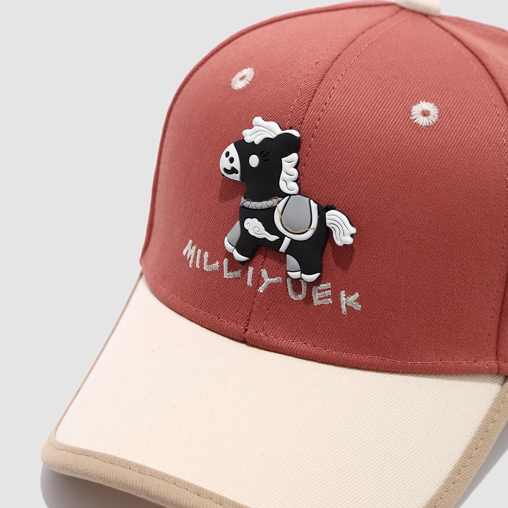 Cartoon Pony Baseball Cap - Spring/Summer Children's Cute Mesh Hat